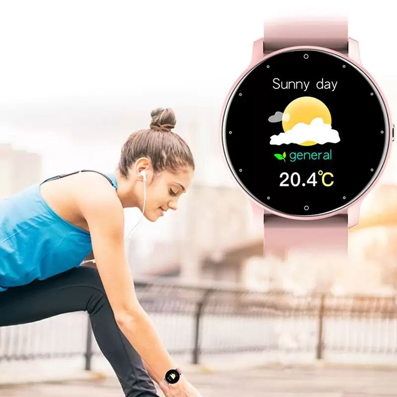 Reloj Inteligente Mujer Smart Watch Bonito Barato Elegante Fitnes Ritmo  Cardiaco