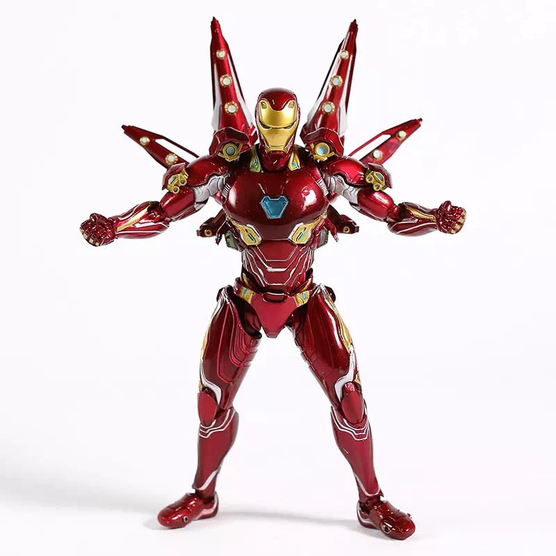 Figuras de acción de los vengadores de Marvel para niños, muñecos de héroes  de los Vengadores MK85 de 35,6 cm, Iron Man, Spiderman, Capitán América