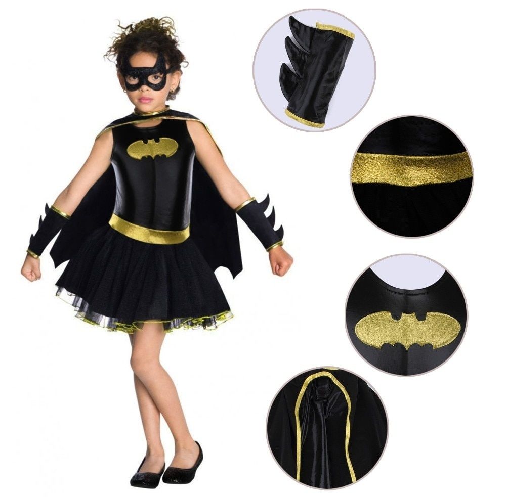 Disfraz de Batgirl y Supergirl para niñas - YALOVEO lo veo, lo compro
