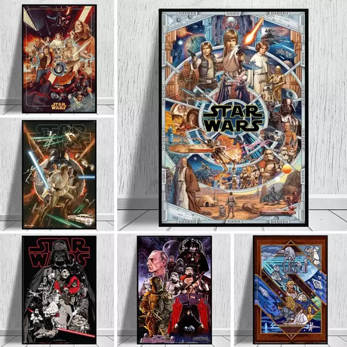 Poster de Star Wars en lienzo Yaloveo.es
