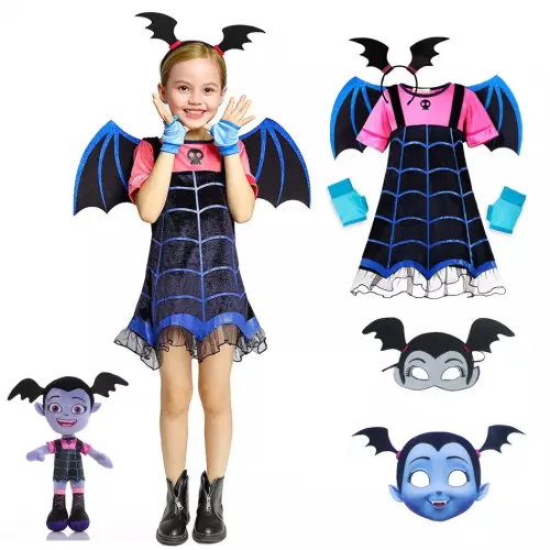 Disfraz de vampiro Halloween para niña Yaloveo.es