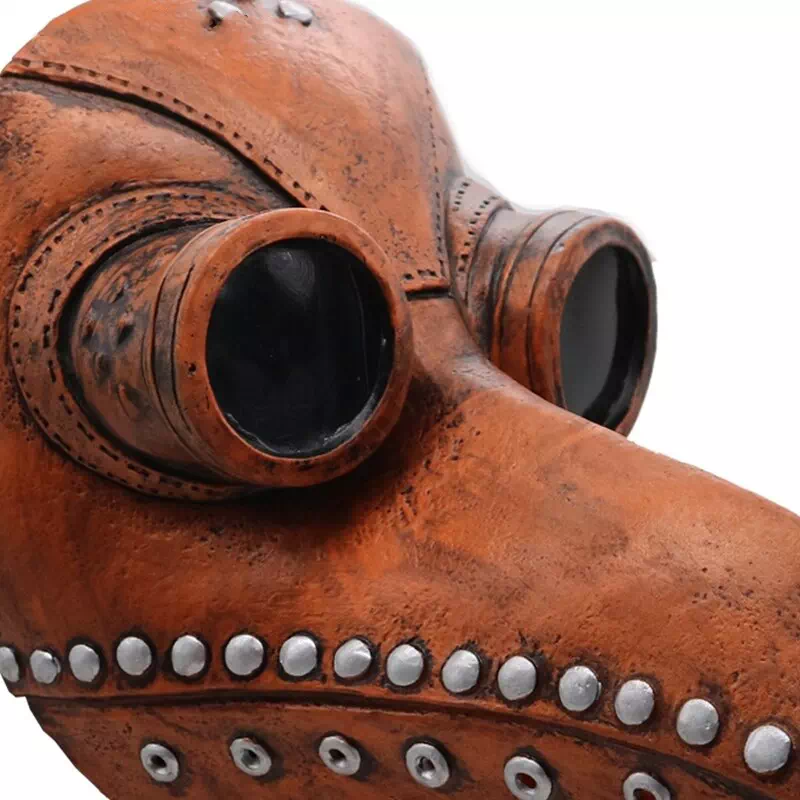 Máscara de peste negra steampunk para Halloween 